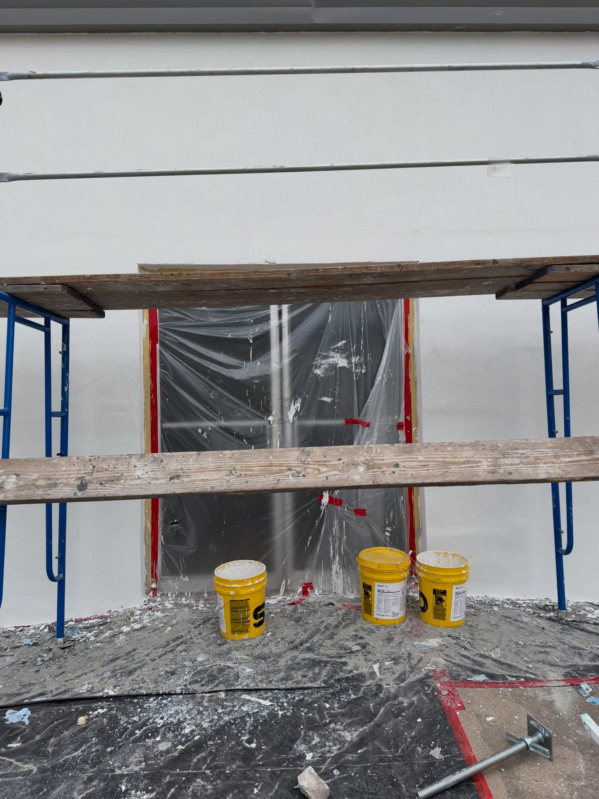 La Guadalupana — finished back wall
