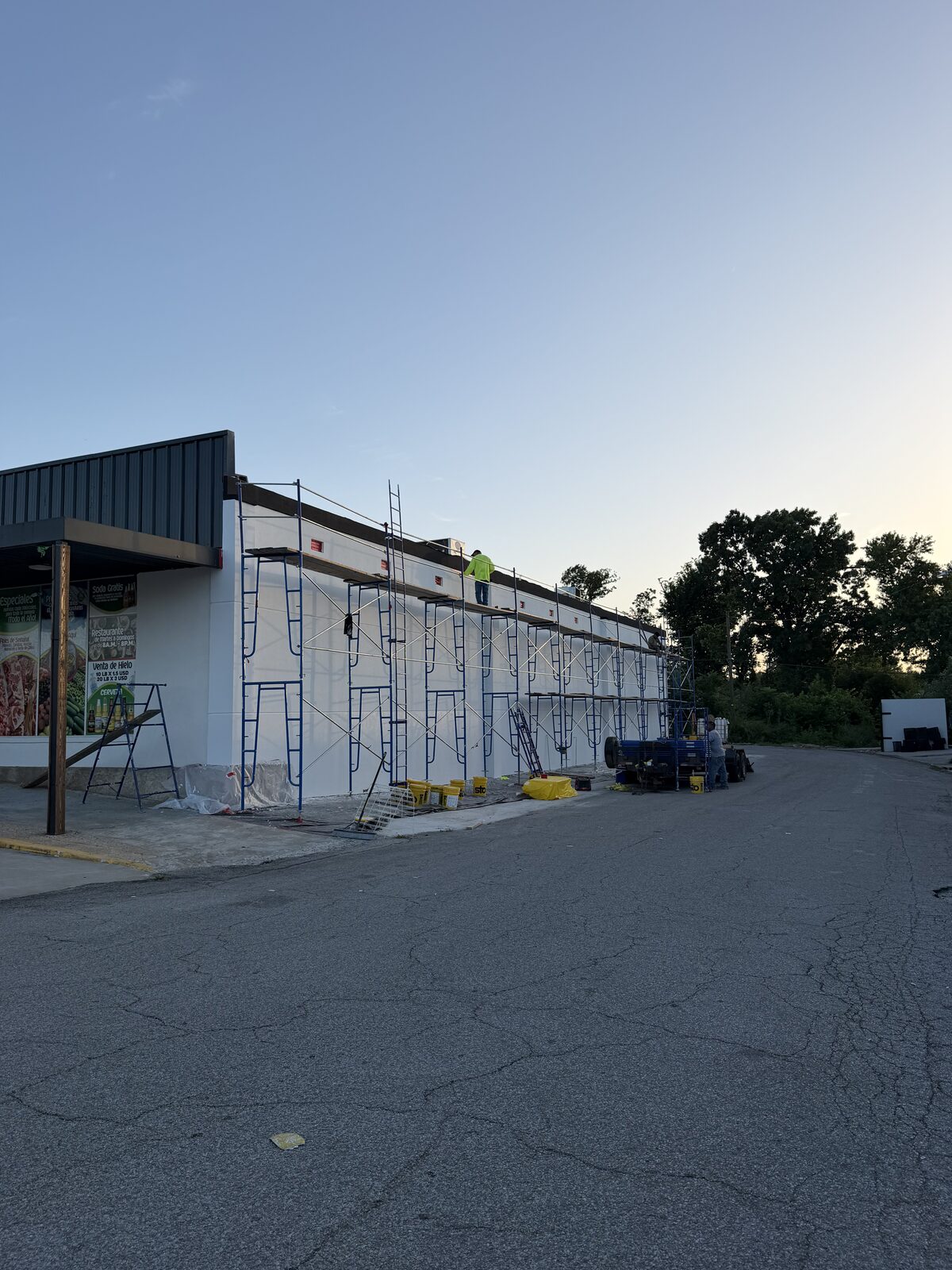 La Guadalupana — Stucco resurfacing